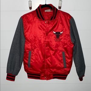 Hardwood Classics Bulls Varsity Bomber Jacket